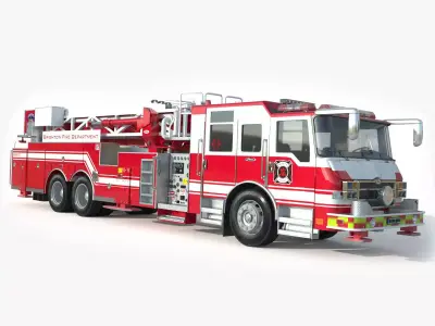 Brighton Fire Aerial pierce 1 3D model