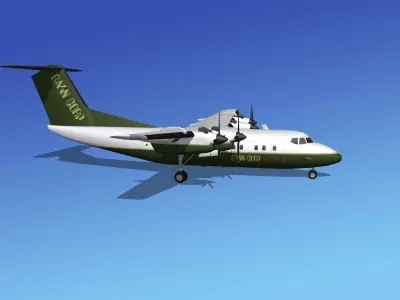 Dehavilland DHC-7 Gann Corp 3D model