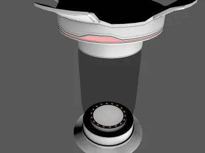 Sci fi liquid container  3D model buy