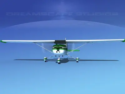 Cessna 150 Commuter V04 3D model
