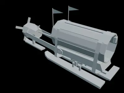 Trash Wagon Free 3D model