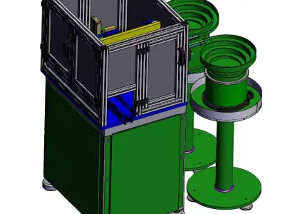 Fully Automatic Feeding Insert Machine  3D model