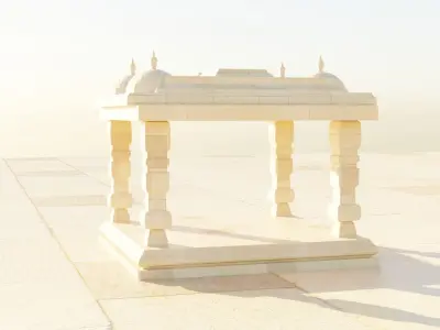 Ancient-Temple-4 Also compatible with Unreal Engine 3D model