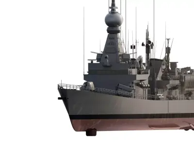Multirole frigate 3D model