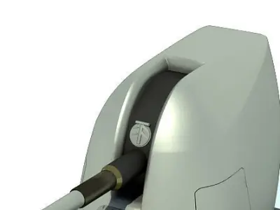 MK 45 MOD 2 5 INCH GUN 3D model