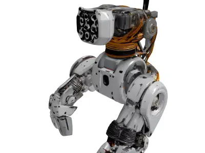 Damaged Robot Hand 3D Model 3D model