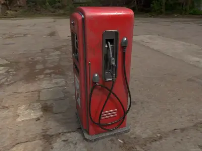 Gas-pump  3D model