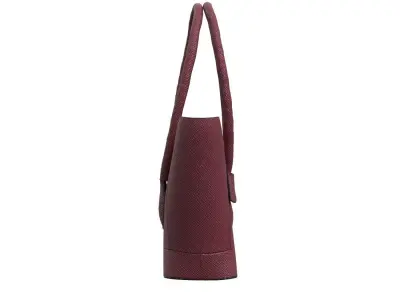 Burgundy Tote Bag 3D model