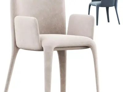Modern dining chair 3D model purchase