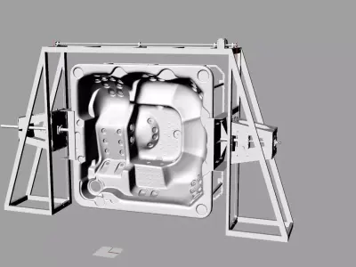 MINI POOL TURNIG DEVICE 3D model