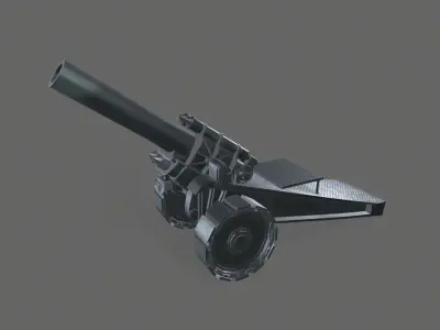 SS Bertha Low-poly 3D model