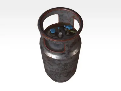 Pressure Tank Low-poly 3D model