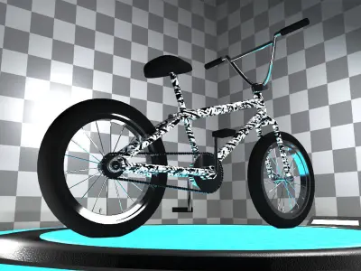 Cycle bmx bike - bmx bike 3D model