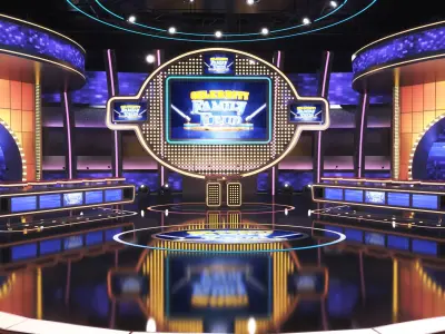 TV Game Show Collection - Who Wants to Be a Millionare and Celebrity Family Feud 3D model