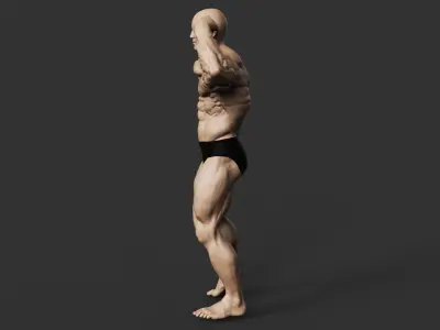 Bodybuilder 3D print model shop