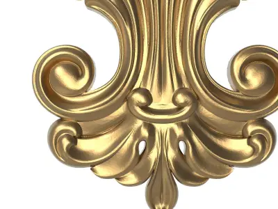 decorative pattern ready for 3D printing 3D model 61