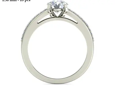 Wedding Ring  3D print model 143