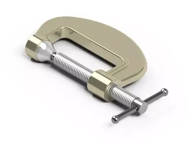 Hand vice 3D model