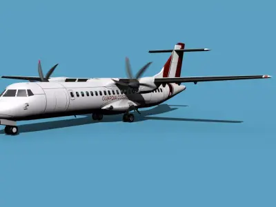ATR  ATR-72-600 Guardia Coastiera 3D model