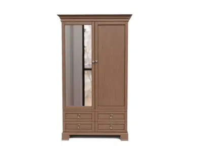 trad armoire Low-poly 3D model