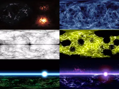 HDR Sci-Fi Space Worlds Texture