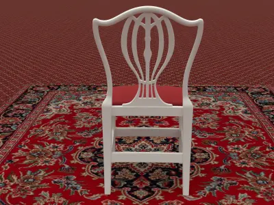 Georgian Dining Chair 3D model