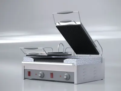 INDUSTRIAL DOUBLE TOAST MACHINE 3D model