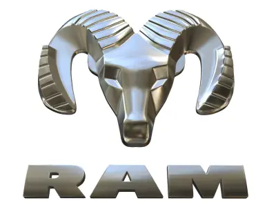 ram logo 3D model from CGTrader