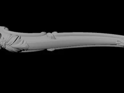leg High quality 3d models for processing on a cnc machine 3D model 32