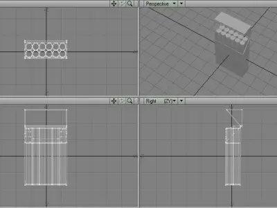 Cigarette box of cigarettes 3D model