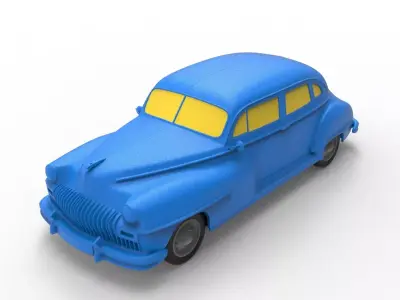 DeSoto Suburban 1947 Classic Car 3D print model