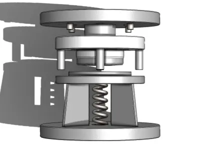 Repuxo Cilindrico Progressivo Progressive Cylindrical Press 3D model