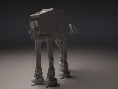 Imperial Walker ATAT 3D print model