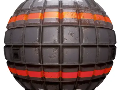 PBR Seamless Sci-Fi Texture 17 Low-poly 3D model