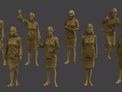 CzechoSlovak Female Communist Police CFCP1 Pack1