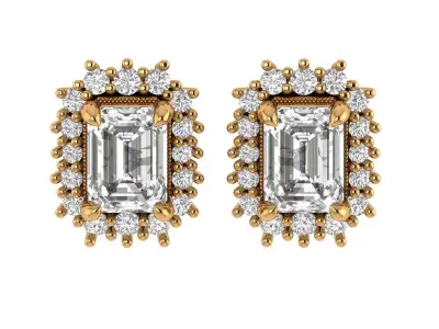 Antique Earing 3D print model