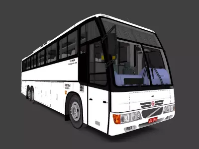 Comil Galleggiante Volvo B10M Low-poly 3D model