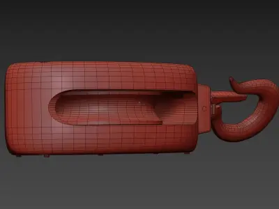 Wooden Block for boat 3D model