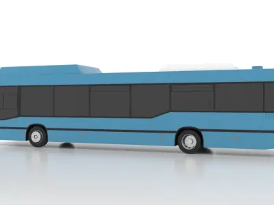 Mercedes-Benz O405NU CNG Low Low-poly 3D model