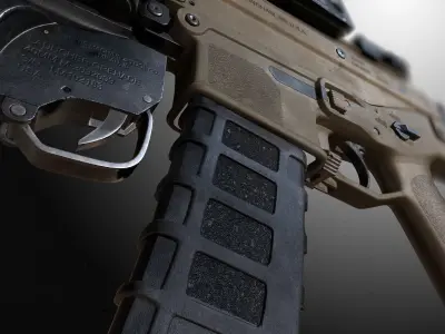 ACR Rifle 2x Color Versions Black and Tan 3D model