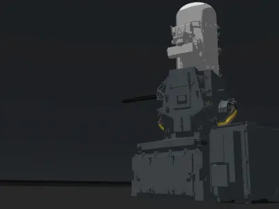 Phalanx CIWS Free 3D model