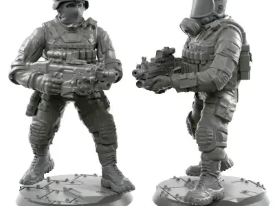 Scar 01 3D print model