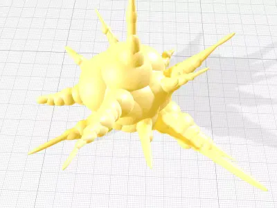 Explosion Action Effect part 3D Printing -Stop Motion Effect- Free 3D print model