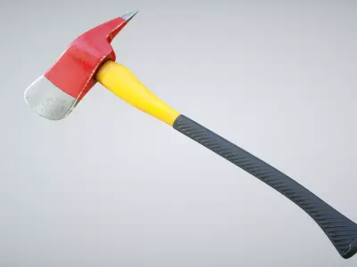 Axe Game Ready Low-poly 3D model buy