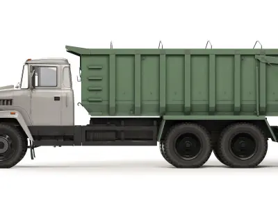 KrAZ 6230C4 tipper 2010 3D model