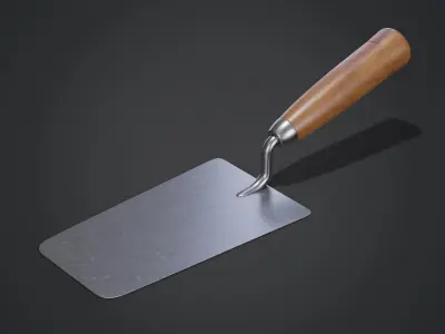 Masonry Trowel set 3D Model Pack