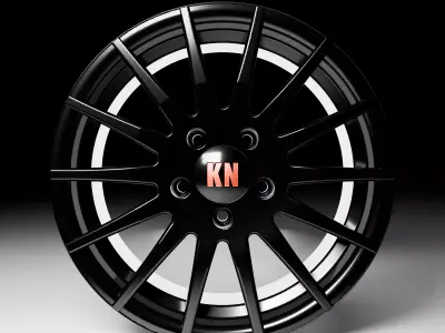 KN Forged Heritage Rim 17 8J ET48 vol2 3D model