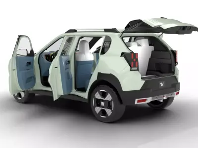 Fiat Grande Panda Petrol 2026 HQ 3d model 3D model