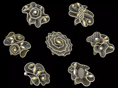NEW ULTRA FUSION 15-TS RINGS LOT 3D print model