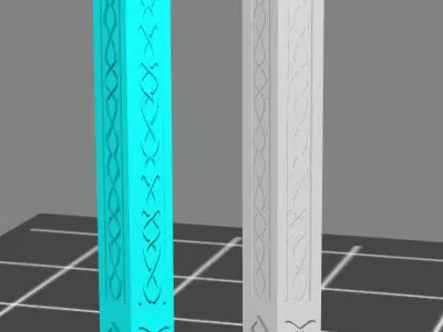 Justice executioner space wolf viking style sword 3D print model